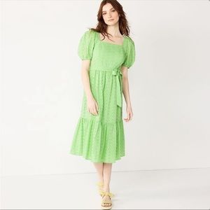 ISO Green Draper James RSVP eyelet dress size small